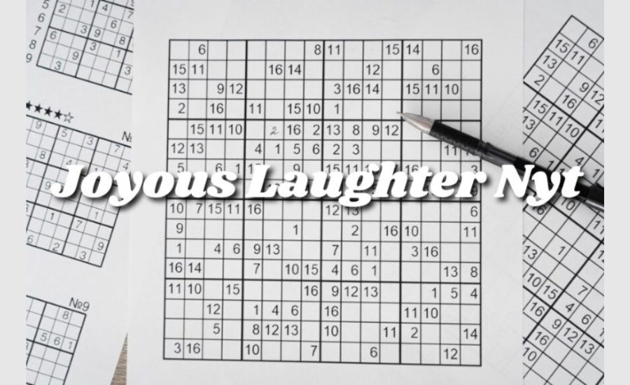 joyous laughter nyt crossword