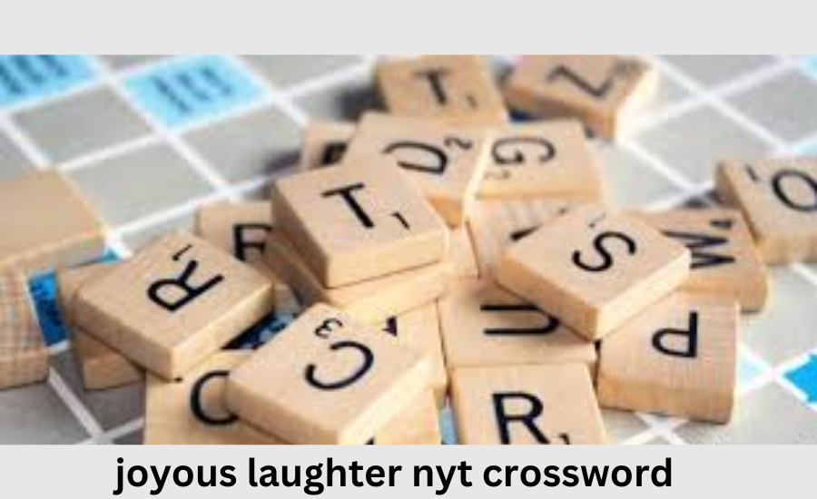 joyous laughter nyt crossword